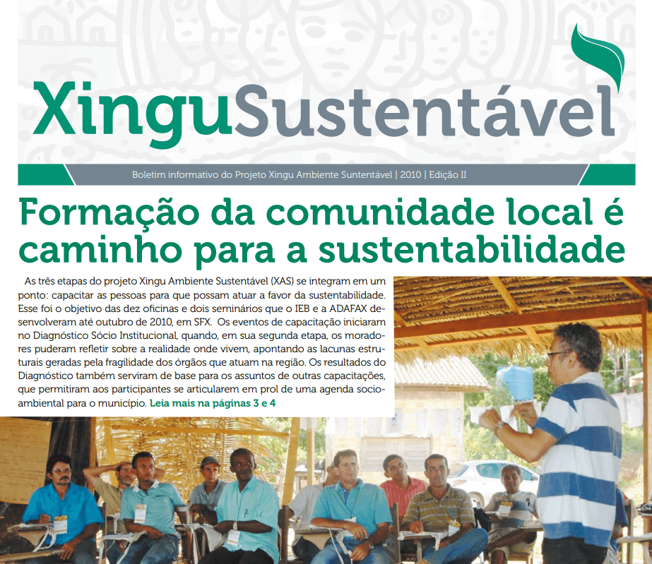 Boletim Xingu Ambiente Sustentável 2a. Edição