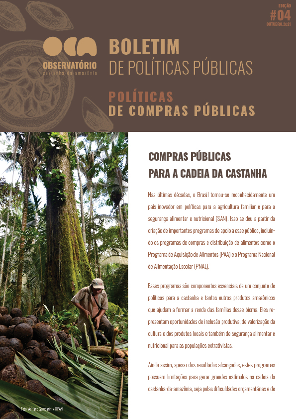 Boletim de Políticas Públicas OCA – Edição 4 – Compras Públicas