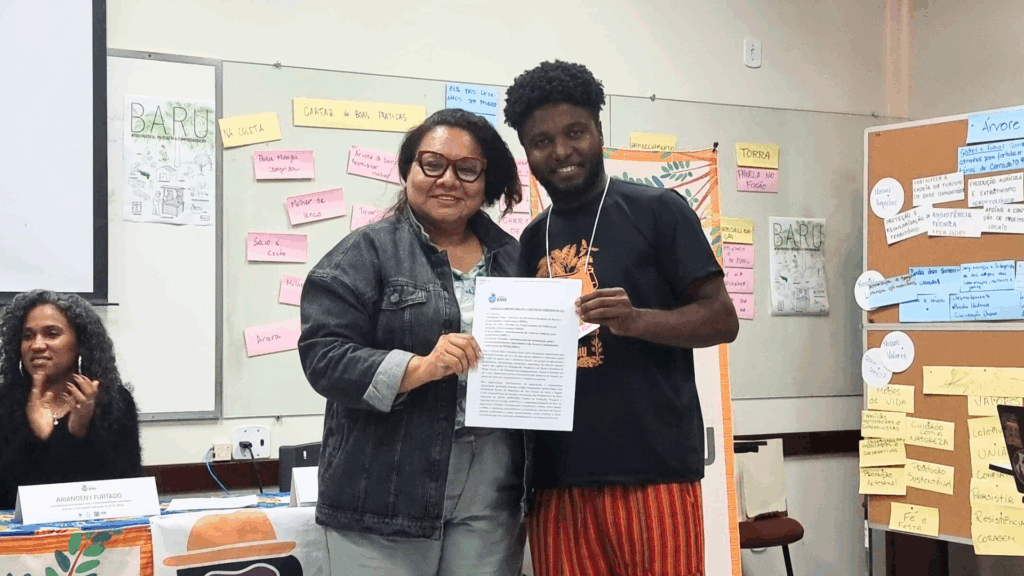 Organizações comunitárias participantes do Formar Baru entregam carta ao Governo Federal pela defesa do Cerrado e fortalecimento dos territórios