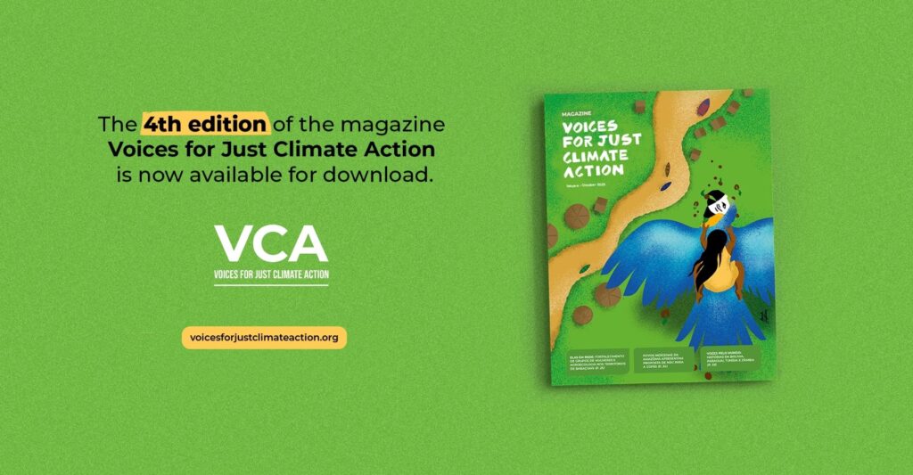 Vozes Que Ecoam Por Justiça Climática: Está no ar a 4ª e última edição da Revista Vozes pela Ação Climática Justa!