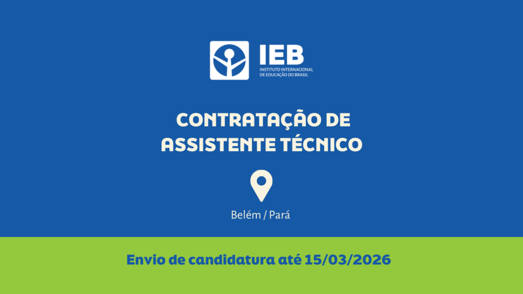 Termo de Referência – Contratação de Assistente Técnico